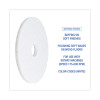 Polishing Floor Pads, 16" Diameter, White, 5/Carton