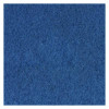 Scrubbing Floor Pads, 17" Diameter, Blue, 5/Carton