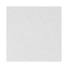 Polishing Floor Pads, 17" Diameter, White, 5/Carton