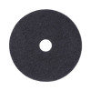 Stripping Floor Pads, 19" Diameter, Black, 5/Carton