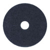 High Performance Stripping Floor Pads, 19" Diameter, Black, 5/Carton