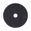 Stripping Floor Pads, 20" Diameter, Black, 5/Carton