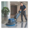 Scrubbing Floor Pads, 20" Diameter, Blue, 5/Carton
