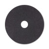 High Performance Stripping Floor Pads, 20" Diameter, Black, 5/Carton