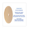 Burnishing Floor Pads, 20" Diameter, Tan, 5/Carton