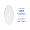 Polishing Floor Pads, 20" Diameter, White, 5/Carton