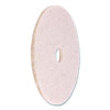 Natural Hog Hair Burnishing Floor Pads, 21" Diameter, Tan, 5/Carton