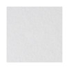 Polishing Floor Pads, 21" Diameter, White, 5/Carton