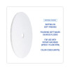 Polishing Floor Pads, 24" Diameter, White, 5/Carton