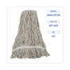Mop Head, Loop Web/Tailband, Value Standard, Cotton, No. 32, White, 12/Carton