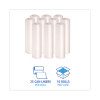 High-Density Can Liners, 45 Gal, 13 Mic, 40" x 46", Natural, Perforated Roll, 25 Bags/Roll, 10 Rolls/Carton