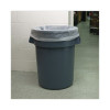 High-Density Can Liners, 45 Gal, 19 Mic, 40" x 46", Natural, Perforated Roll, 25 Bags/Roll, 6 Rolls/Carton