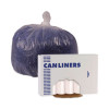 High-Density Can Liners, 45 Gal, 19 Mic, 40" x 46", Natural, Perforated Roll, 25 Bags/Roll, 6 Rolls/Carton