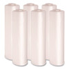 High-Density Can Liners, 45 Gal, 19 Mic, 40" x 46", Natural, Perforated Roll, 25 Bags/Roll, 6 Rolls/Carton