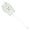 Sparta Handle Bottle Brush, Pint, White Polyester Bristles, 4.5" Brush, 7.5" White Plastic Handle
