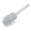 Sparta Handle Bottle Brush For Pint Bottles, White Polyester Bristles, 4.5" Brush, 7.5" White Plastic Handle