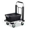 Stow-Away Collapsible Medium Hand Truck, 275 Lb Capacity, 19 X 17.75 X 38.75, Aluminum