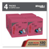 Power Clean X80 Heavy Duty Cloths, 12.5 x 12, Red, 50/Box, 4 Boxes/Carton
