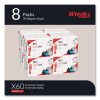 General Clean X60 Cloths, 1/4 Fold, 12.5 x 10, White, 70/Pack, 8 Packs/Carton