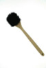Utility Brush, Brown Palmyra Fiber Bristles, 5.5" Brush, 14.5" Tan Plastic Handle