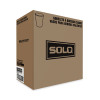 Single-Sided Poly Paper Hot Cups, 12 Oz, White, 50/Bag, 20 Bags/Carton