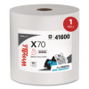 X70 Cloths, Jumbo Roll, Perforated, 12.4 x 12.2, White, 820 Towels/Roll