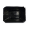 Soft-Sided Wastebasket, 41 Qt, Plastic, Black
