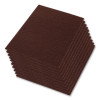 Ecoprep Epp Specialty Pads, 20 X 14, Maroon, 10/Carton