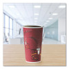 Single-Sided Poly Paper Hot Cups, 20 Oz, Bistro Design, 600/Carton