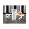 Single-Sided Poly Paper Hot Cups, 20 Oz, White, 600/Carton