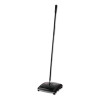Dual Action Sweeper, 44" Steel/Plastic Handle, Black/Yellow
