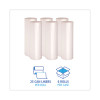 High-Density Can Liners, 56 Gal, 19 Mic, 43" x 47", Natural, Perforated Roll, 25 Bags/Roll, 6 Rolls/Carton