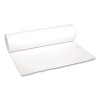 Low-Density Waste Can Liners, 56 Gal, 0.6 Mil, 43" x 47", White, Perforated Roll, 25 Bags/Roll, 4 Rolls/Carton