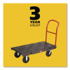 Heavy-Duty Platform Truck Cart, 2,000 Lb Capacity, 24 X 48 Platform, Black