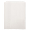 Grease-Resistant Single-Serve Bags, 6" x 0.75" x 7.25", White, 2,000/Carton