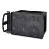 Brute Heavy-Duty Utility Cart With Lipped Shelves, Plastic, 2 Shelves, 500 Lb Capacity, 25.88" x 45.25" x 37.13", Black