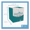 Angel Soft Ps Premium Facial Tissue In Cube Box, 2-Ply, White, 96 Sheets/Box, 36 Boxes/Carton