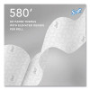 Slimroll Towels, 1-Ply, 8" x 580 Ft, White/Pink Core, Traditional Business, 6 Rolls/Carton