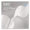 Slimroll Towels, 1-Ply, 8" x 580 Ft, White/Pink Core, Traditional Business, 6 Rolls/Carton
