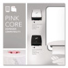Slimroll Towels, 1-Ply, 8" x 580 Ft, White/Pink Core, Traditional Business, 6 Rolls/Carton