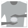 Plastic Lids For Foam Containers, Flat, Vented, Fits 24 Oz To 32 Oz, Translucent, 100/Pack, 5 Packs/Carton