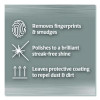 Stainless Steel Cleaner And Polish, 17 Oz Aerosol Spray, 6/Carton