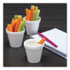 Foam Drink Cups, 4 Oz, White, 50/Bag, 20 Bags/Carton