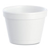 Bowl Containers, 4 Oz, White, Foam, 1,000/Carton