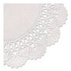 Cambridge Lace Doilies, Round, 12", White, 1,000/Carton