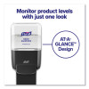Push-Style Hand Sanitizer Dispenser, 1,200 Ml, 5.25 X 8.56 X 12.13, Graphite