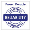 Push-Style Hand Sanitizer Dispenser, 1,200 Ml, 5.25 X 8.56 X 12.13, Graphite