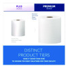 Universal Hard Roll Paper Towels With Premium Absorbency Pockets, 1-Ply, 8" x 600 Ft, 1.75" Core, White, 6 Rolls/Carton