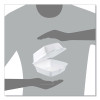 Foam Hinged Lid Containers, 5.38 X 5.5 X 2.88, White, 500/Carton