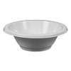 Plastic Dinnerware, Bowl, 5 Oz, White, 125/Pack